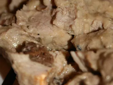 mignon de porc aux morilles et sa sauce au foie gras