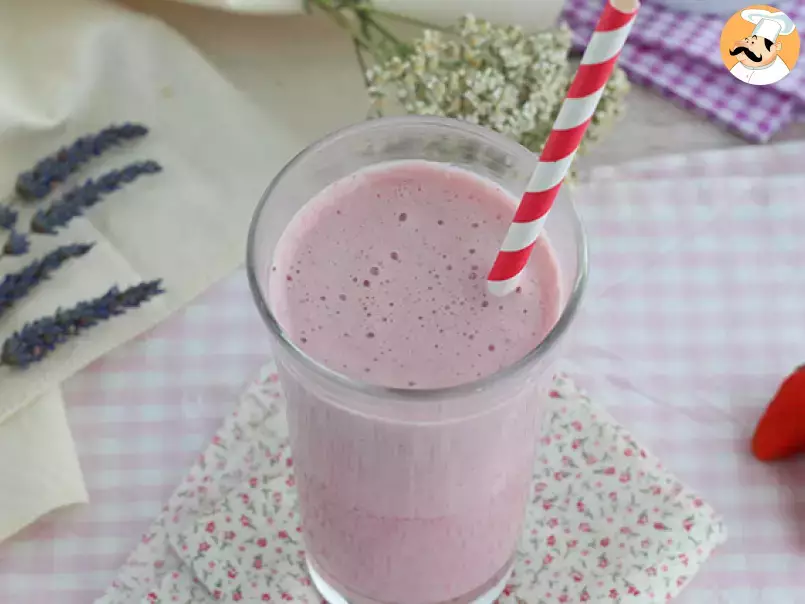 Milkshake à la framboise et à la fraise - photo 3