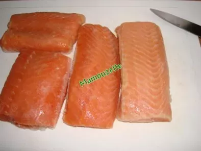Mille-feuille de deux choux aux deux saumons - photo 4
