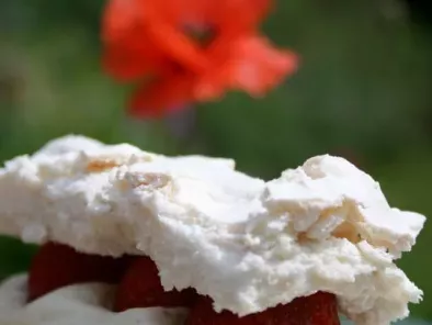 ^^Mille-feuille meringué et sa crème vanillée aux fraises et limoncello^^ - photo 3