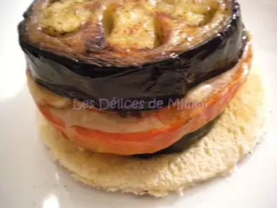 Millefeuille d'aubergine, tomate et mozzarella - photo 3