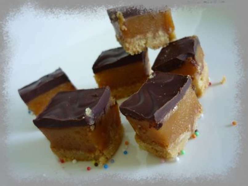 Millionaire's shortbread ou petites bouchées caramel-chocolat qui déchirent - photo 4