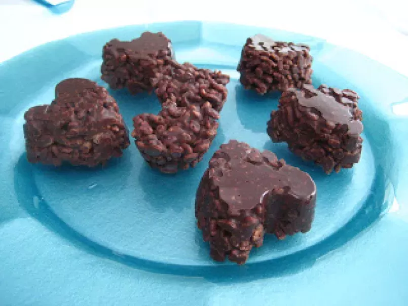 Mini-bouchées au chocolat noir et riz soufflé pour Valentin - photo 2