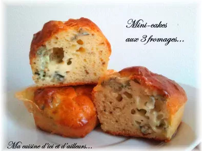 Mini-cakes aux 3 fromages