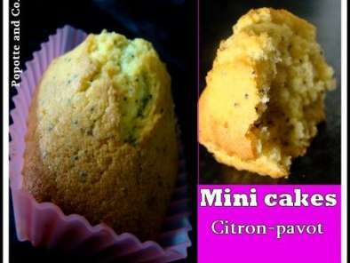 Mini cakes citron-pavot