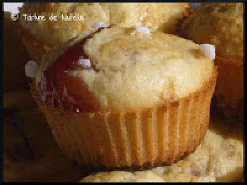 Mini muffins à la confiture de framboises et de myrtilles - photo 2