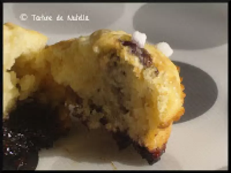 Mini muffins à la confiture de framboises et de myrtilles - photo 4