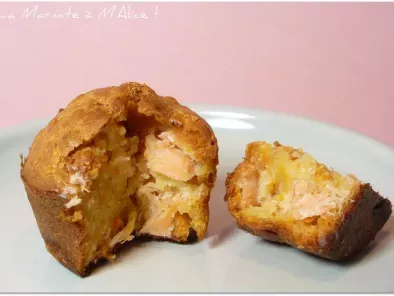 Mini Muffins Briochés au Saumon Fumé, Carottes et Cumin