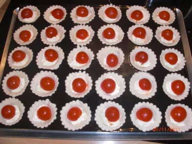 Mini tartelettes tomates cerise / boursin - photo 2