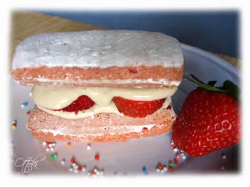 Mini-tiramisu aux biscuits roses de Reims et aux fraises - photo 2