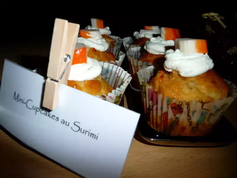 Minis-Cupcakes au surimi