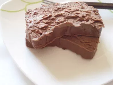 Moelleux chocolat-ricotta et sa sauce au chocolat