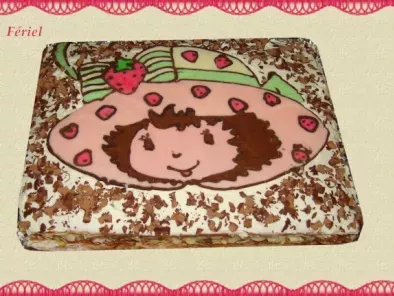 Mon Gâteau a la mousse au chocolat Charlotte aux fraises - photo 2