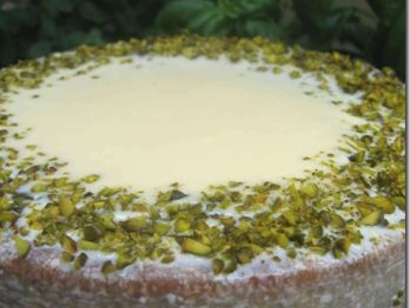 Mon gâteau Création au chocolat blanc, pistache et cerises... - photo 3
