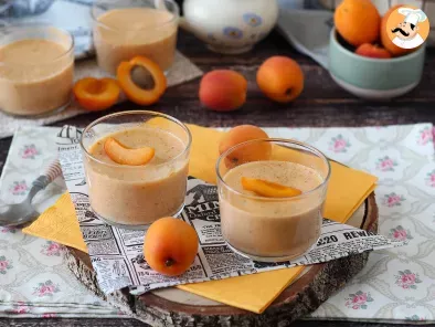 Mousse à l'abricot super facile à faire, sans cuisson et avec peu d'ingrédients! - photo 2