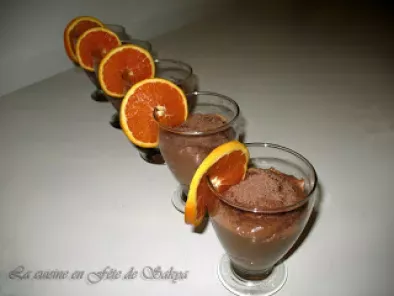 Mousse au chocolat noir à l'orange et crème d'érable - photo 2