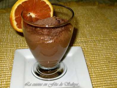 Mousse au chocolat noir à l'orange et crème d'érable - photo 3
