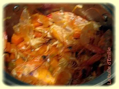 Mousses de saumon et crevettes sauce corail - photo 3