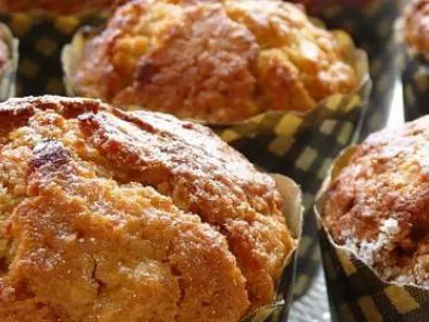 muffin aux pommes et flocons d'avoine