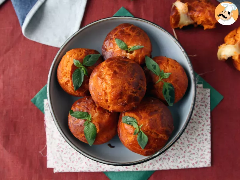 Muffins à la tomate au coeur fondant de mozzarella - photo 5