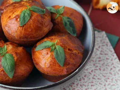 Muffins à la tomate au coeur fondant de mozzarella - photo 3