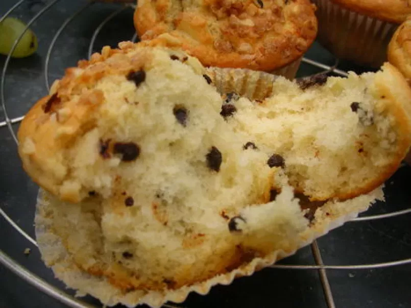 Muffins à la vanille, aux Pépites de Chocolat et aux Noisettes Caramélisées - photo 4