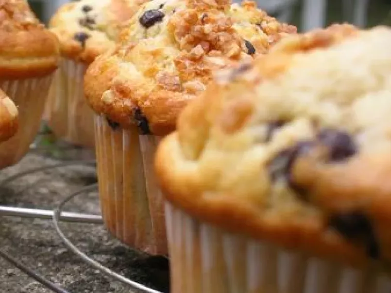 Muffins à la vanille, aux Pépites de Chocolat et aux Noisettes Caramélisées - photo 5