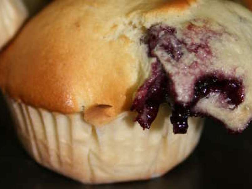 muffins aux amandes et au coeur confiture - photo 3
