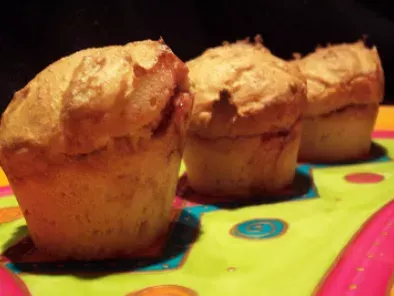 Muffins aux Biscuits roses de Reims et confiture Fraise / Cerise