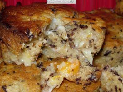 Muffins banane, abricot et chocolat - photo 2
