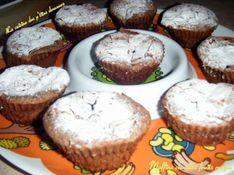 Muffins chocolat fruits rouges de Cyril Lignac - photo 2
