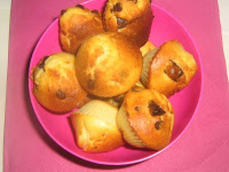 Muffins citron et pépites chocolat