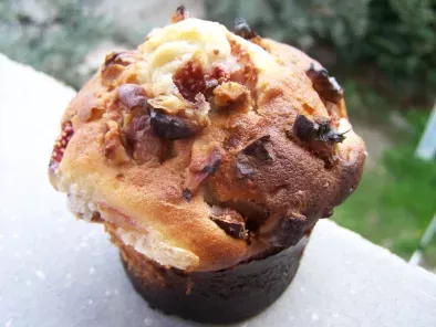 Muffins figues et noix sucrés au sirop de violette - photo 2