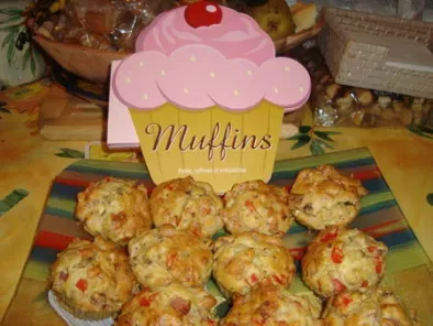 Muffins jambon-champignons