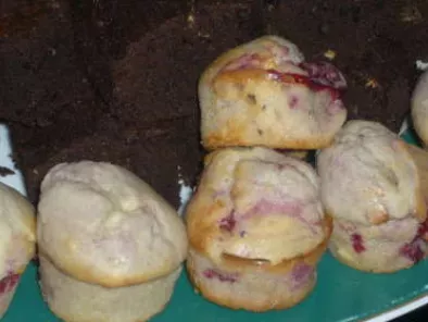 Muffins légers aux framboises et chocolat blanc - photo 2