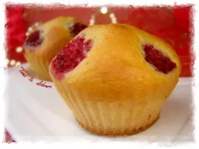 Muffins légers pomme/framboise