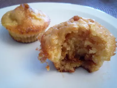 Muffins moelleux aux pommes et caramel au beurre salé