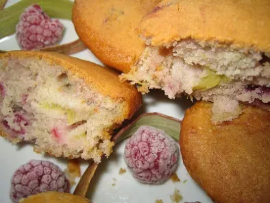 Muffins rhubarbe-framboises!! - photo 2
