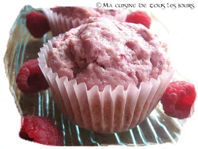 Muffins tout rose framboises et coco - photo 3
