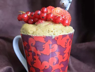 Mug Cake Thé matcha, groseilles, framboises, fraises - photo 2