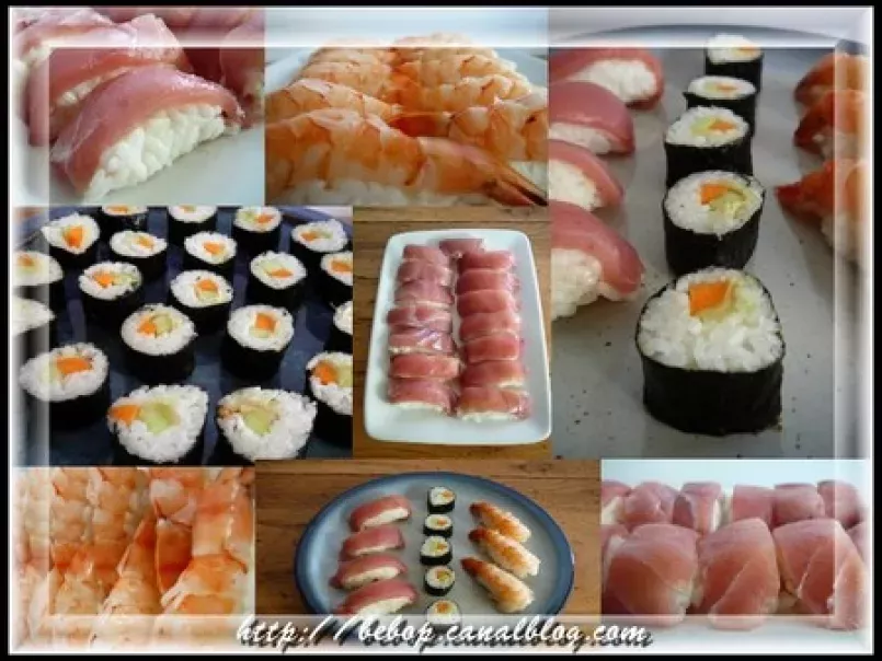 Nigiri-sushi, Maki-sushi ... repas japonais!