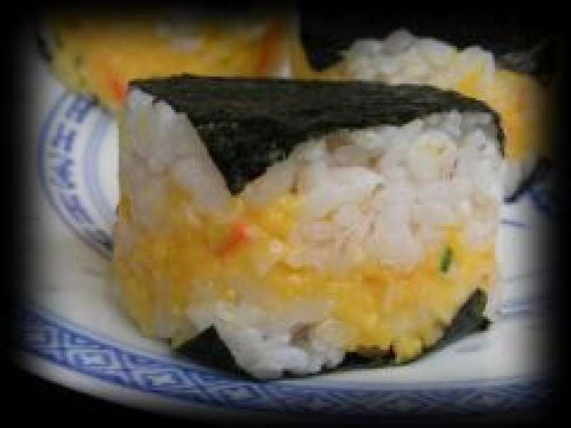 Onigiri sushi... moulé en pot de yaourt ! - photo 6