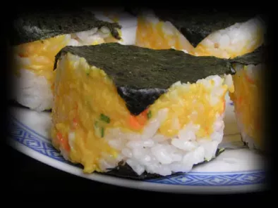 Onigiri sushi... moulé en pot de yaourt ! - photo 4