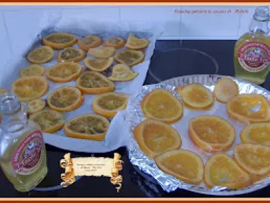 Oranges confites en tranches