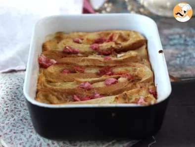 Pain perdu au four, topping pralines roses, recette ultra gourmande - photo 5