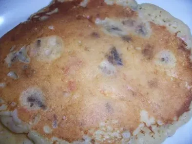 Pancakes salés champignons, chèvre jambon - photo 3