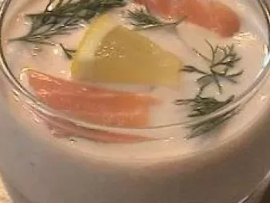 panna cotta saumon fumé citroné et aneth - photo 2