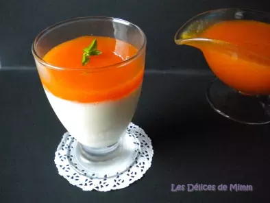 Panna cotta vanillée et son coulis d’abricots - photo 3