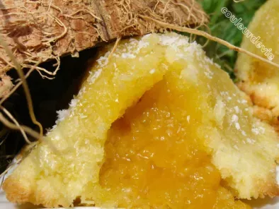 Petit moelleux noix de coco, coeur de mangue au rhum - photo 2