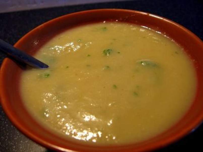 Petite soupe aux 3 légumes blancs pour commencer avec les paniers bios!